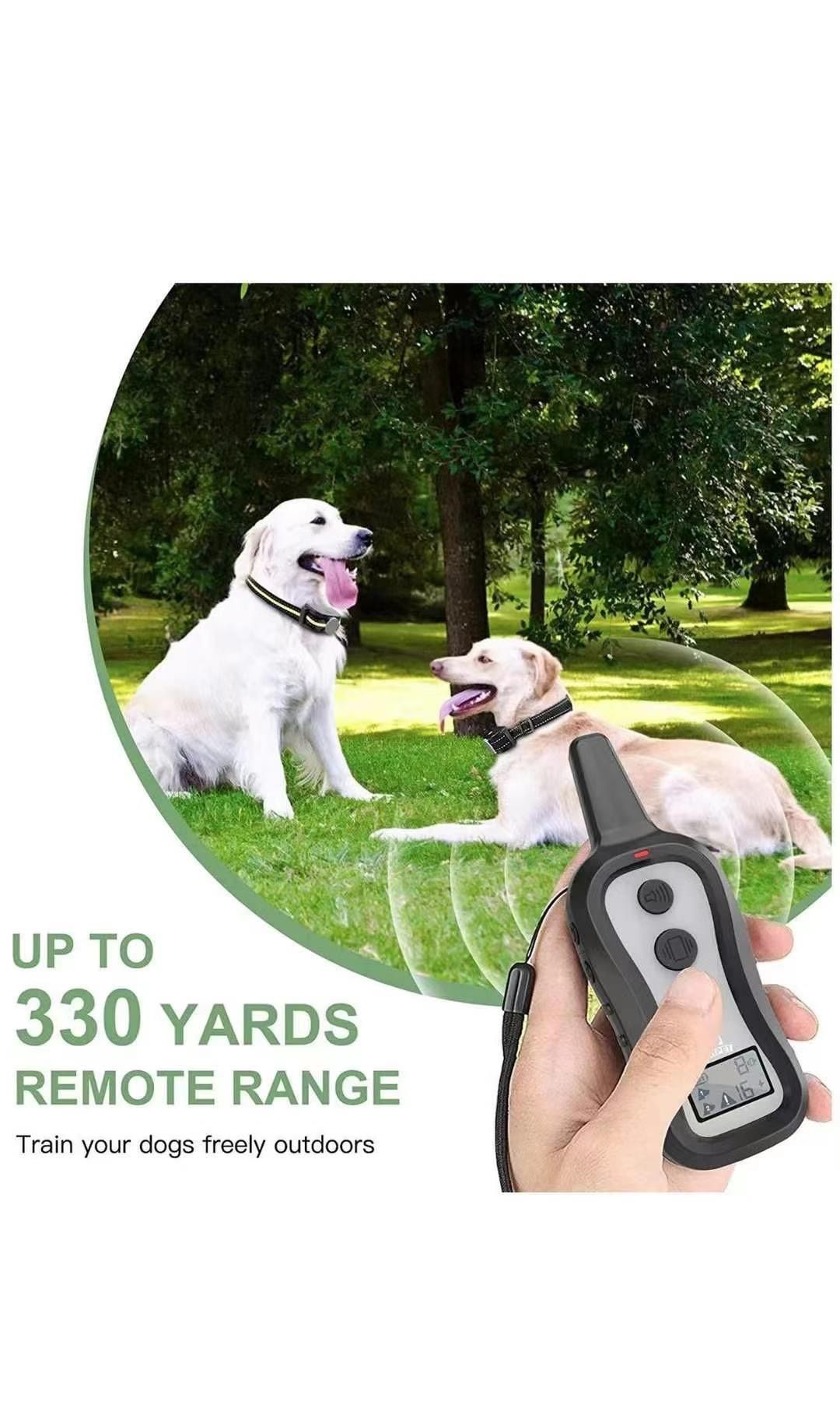 Dog Training Collar with 2 Receivers, Shock Collars for Dogs with Remote, Dog Shock Collar with Beep Vibration Shock for Small Medium Large 2 Dogs(15-