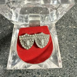Silver Raiders Stud Earrings 