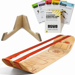 S lackBoard Plus AMZ- Balance - Brown With Stand and Card