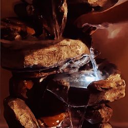 Big Realistic Rock Water Fall Ftn. (Lights Up)