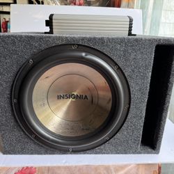 12"Insignia 800w In ported box and Jl audio e1200 model amp
