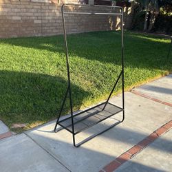 Metal Garment Rack Black