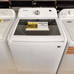 New Samsung 4.5 cu. ft. Top Load Washer with Vibration Reduction Technology wa45t3200aw