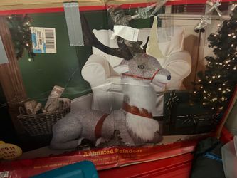 Christmas animatronic deer