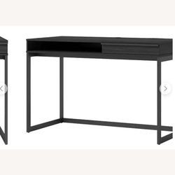 Desk With USB Ports And Power Outlet