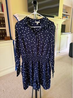 On 34th Smocked Polka Dot Romper
