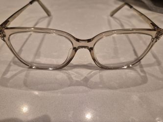 Clear Crystal Cat-Eye Eyeglass Frames