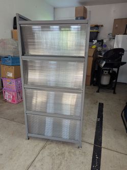 Metal cabinet pantry
