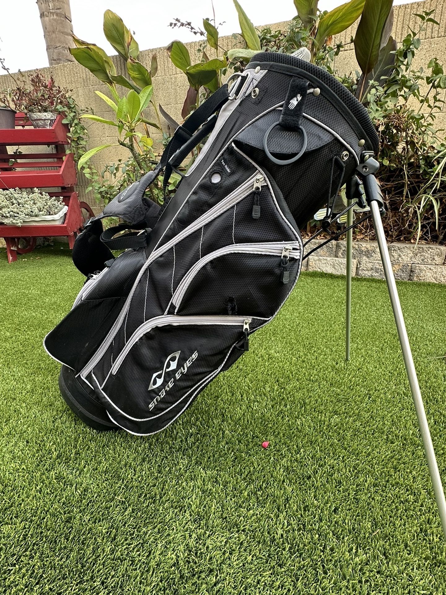Golf Bag & Push Cart