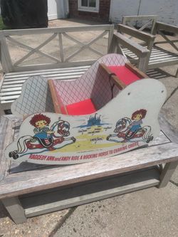Vintage Raggedy Ann Rocking Chair
