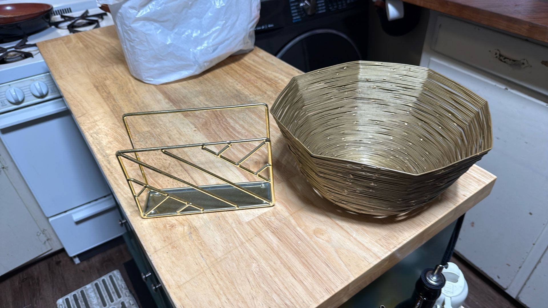 Basket And Napkin Holder