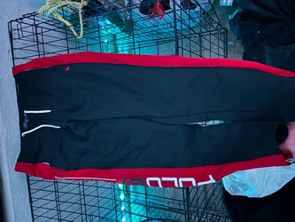 Polo Ralph Lauren Track Pants Black Red size L