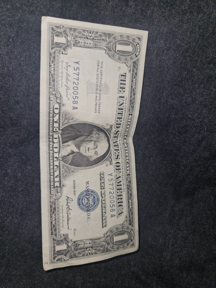 l Silver Certificate $1 Bill,