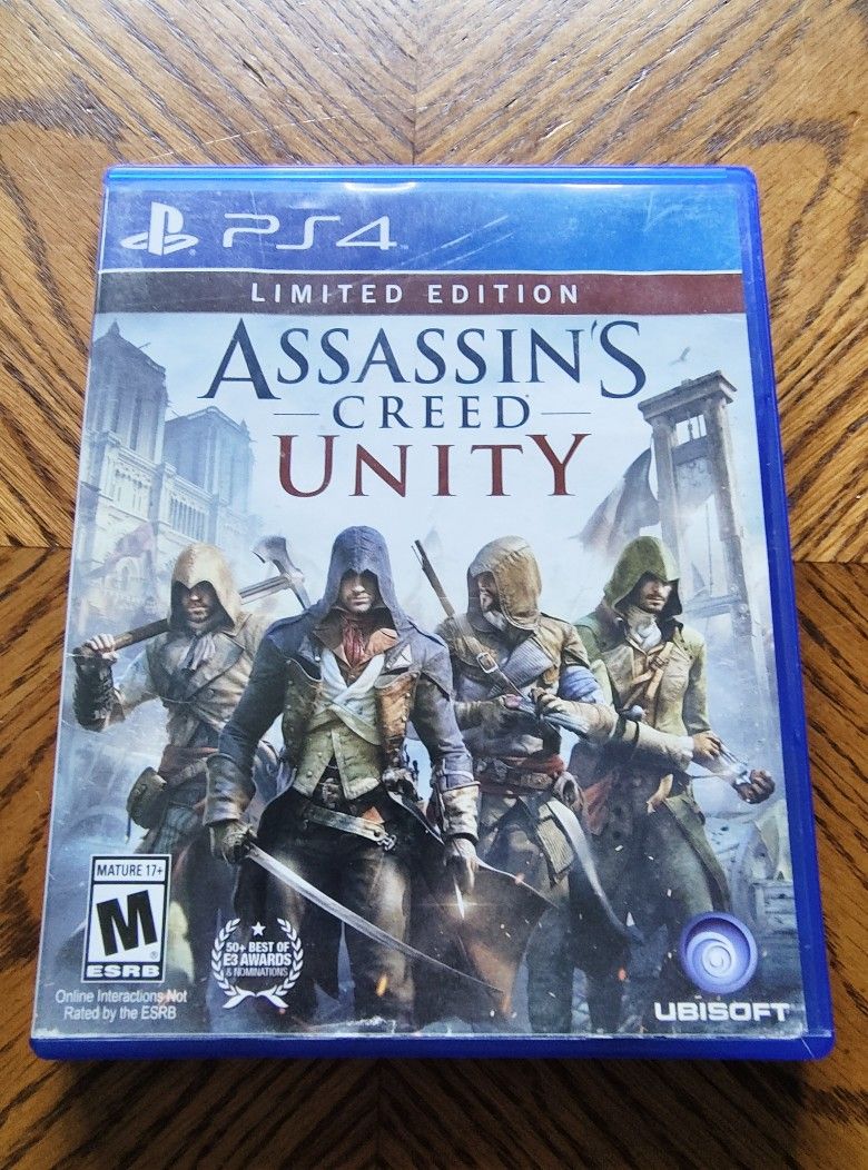 Assassin’s Creed Unity (Sony PlayStation 4, PS4) – Case & Disc Only – Tested