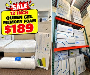 Nestl 12-Inch Queen Gel Memory Foam Mattress
