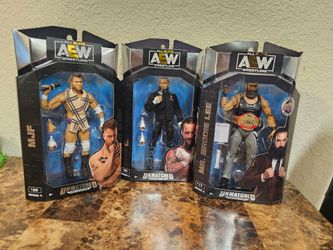 New AEW Wrestlers MJF Series #4, CM Punk Series #4 & Mr. Brodie Lee Series #3