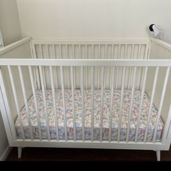 Pottery Barn/West Elm mid-century Crib And Toddler Conversion Kit