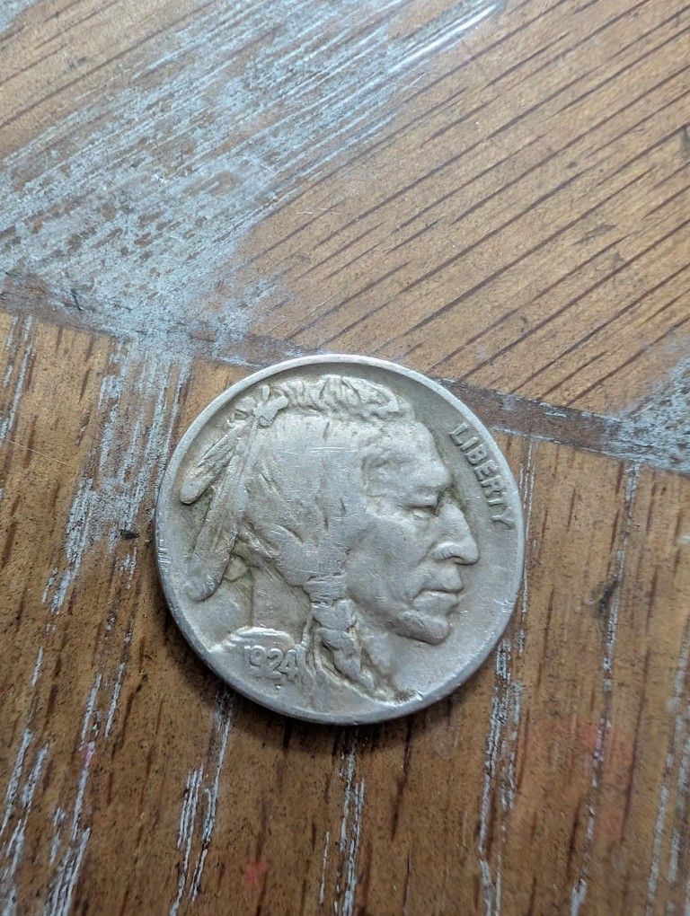 1924p Rare Indian Head Nickel