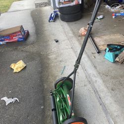 Old School Lawn Mower