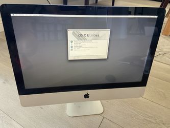 2009 Apple iMac A1311 21.5" intel core duo 3.06GHz 4GB RAM with MAC KEYBOARD + Magic Keyboard cover