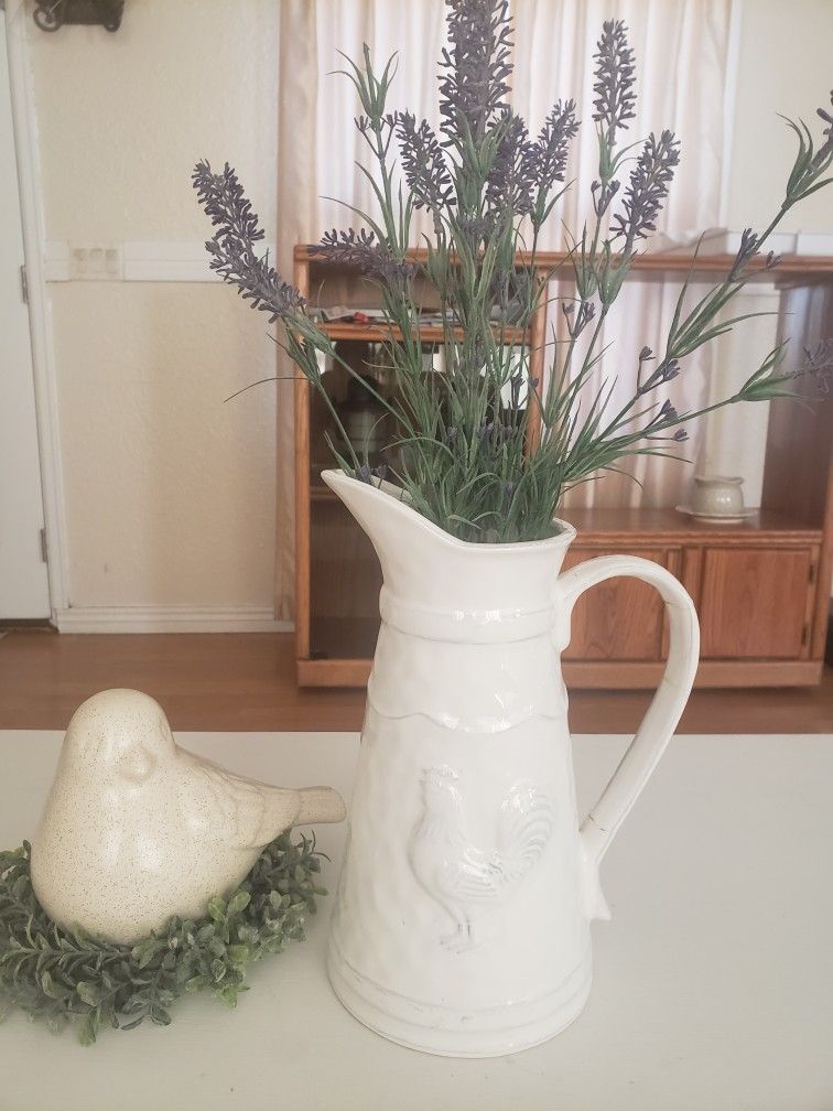 Ceramic Pitcher. $5