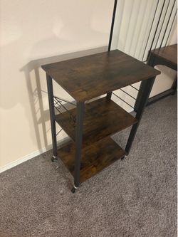 Rolling Kitchen Cart / Coffee Station