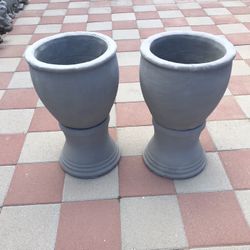 New Flower Pots Made Out Of Cement Perfect Gift For Any Occasion 