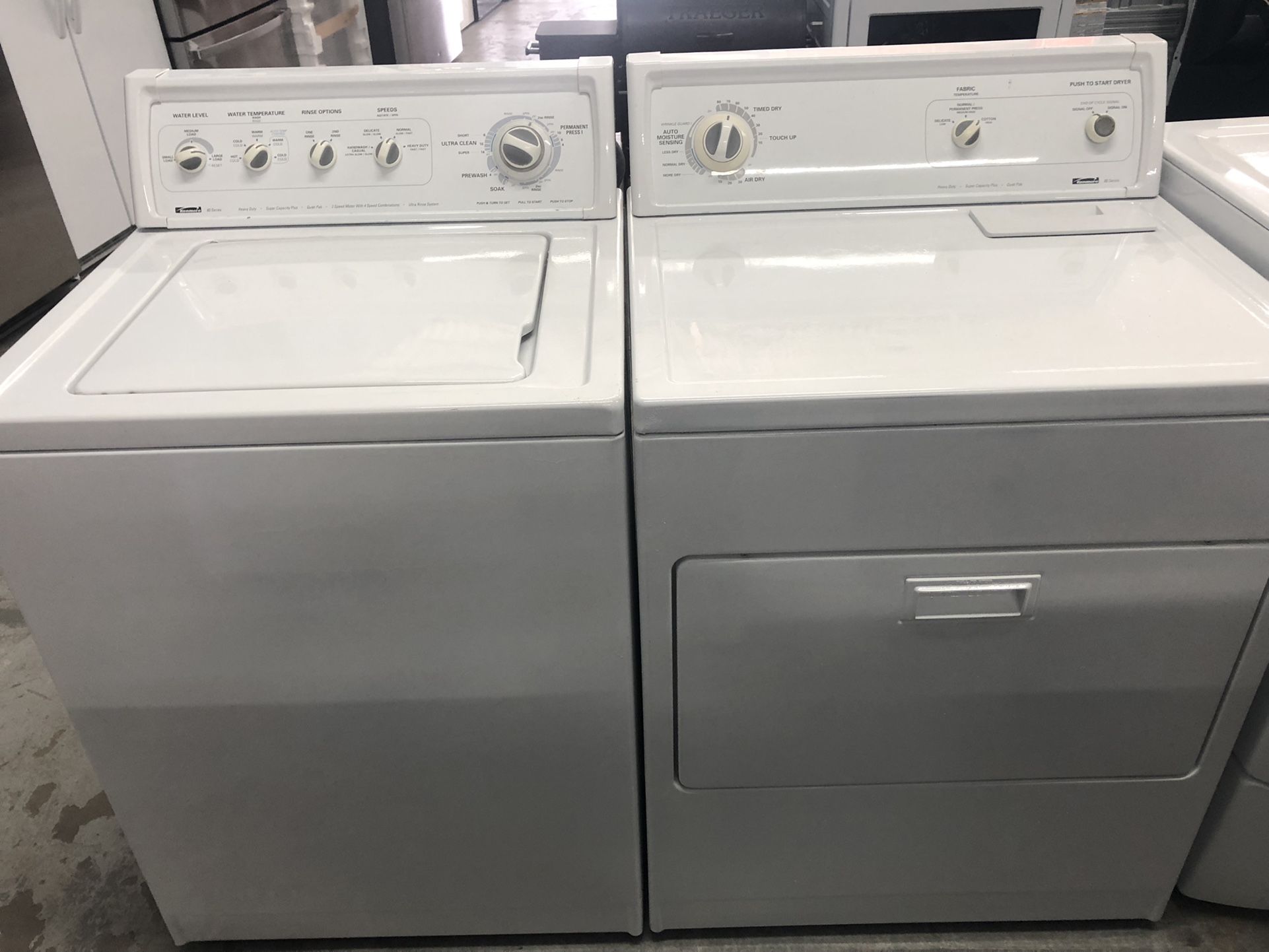 Heavy Duty Super Capacity Washer Dryer Set