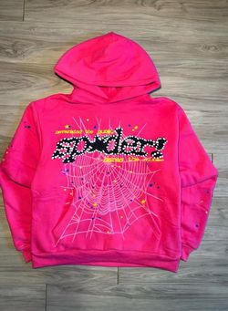 Pink spider hoodie worldwide