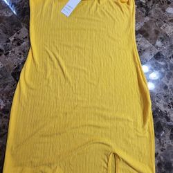 Womens Yellow Dress Sz XL