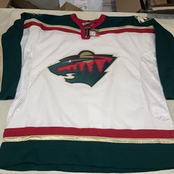 Nwt Authentic Jersey Minnesota Wild Mens 54 90s Vintage Pro Player White Clean