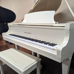 White Kohler & Campbell Baby Grand Piano