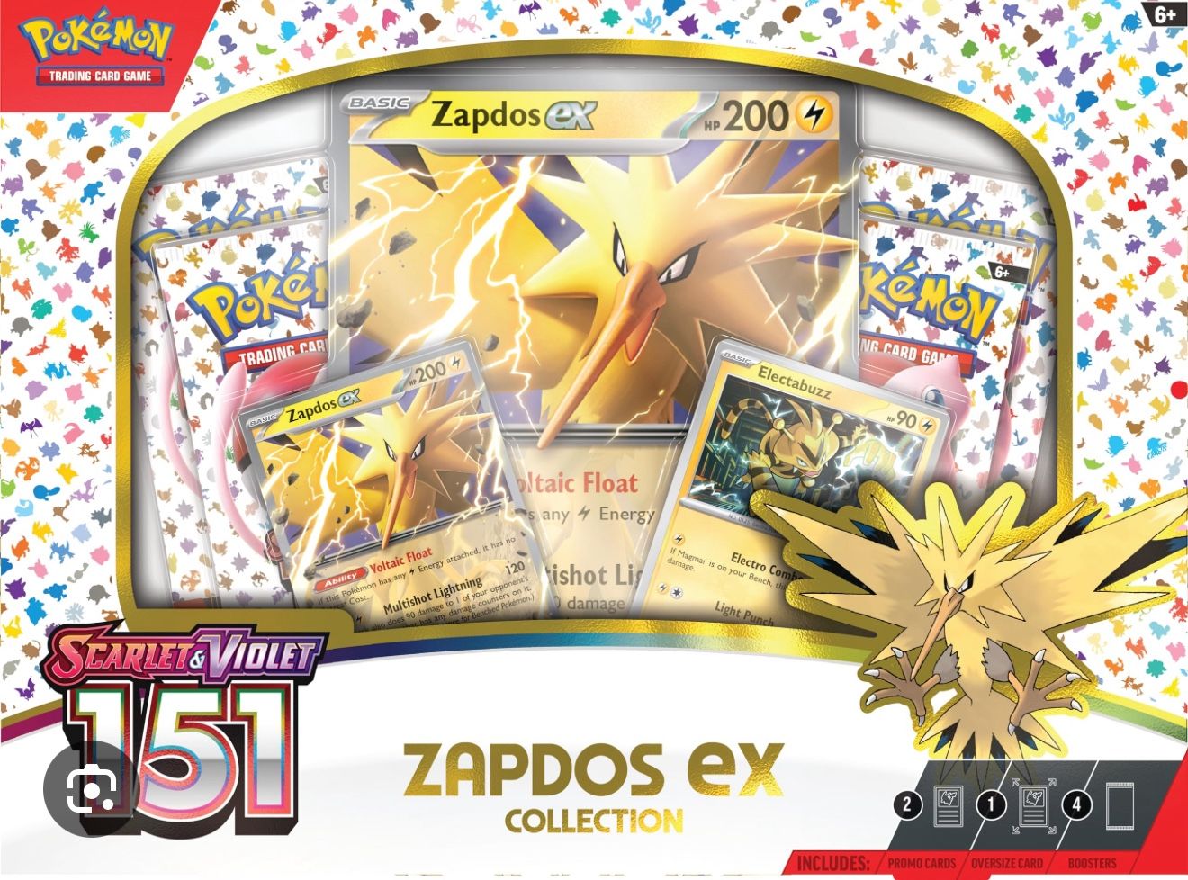 Zapdos EX 151 Box (3 in Stock)