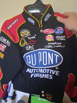 Kids LEATHER NASCAR JACKET