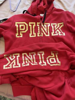 Pink Victoria’s Secret Track Suit 