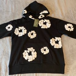 Black & White Denim Tears hoodie. 