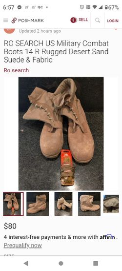 Brand New Ro Search Military Boots