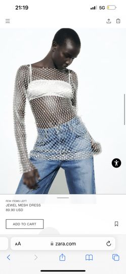 Zara Women Mesh Dress for Sale in Glendale, CA - OfferUp