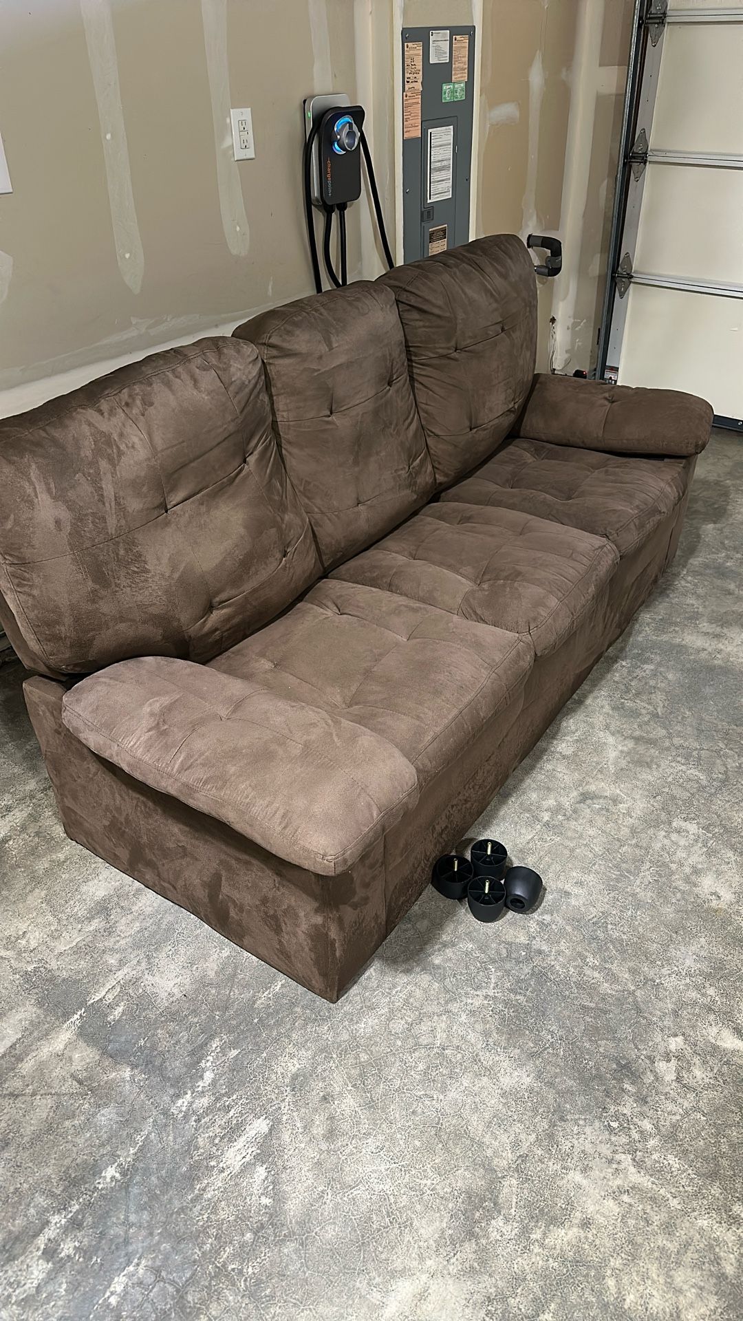 3 Seater Couch - In Suede Material