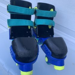 Vintage Fisher Price Grow With Me Adjustable Roller Skates/Roller Blades