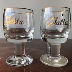 Pair of glassware