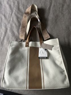 Crown Vintage Canvas Tote Bag (brand new!)