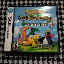 Pokemon Mystery Dungeon Explorers of Sky (Nintendo DS)