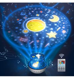 Night Lamp / Projector  With Remote 