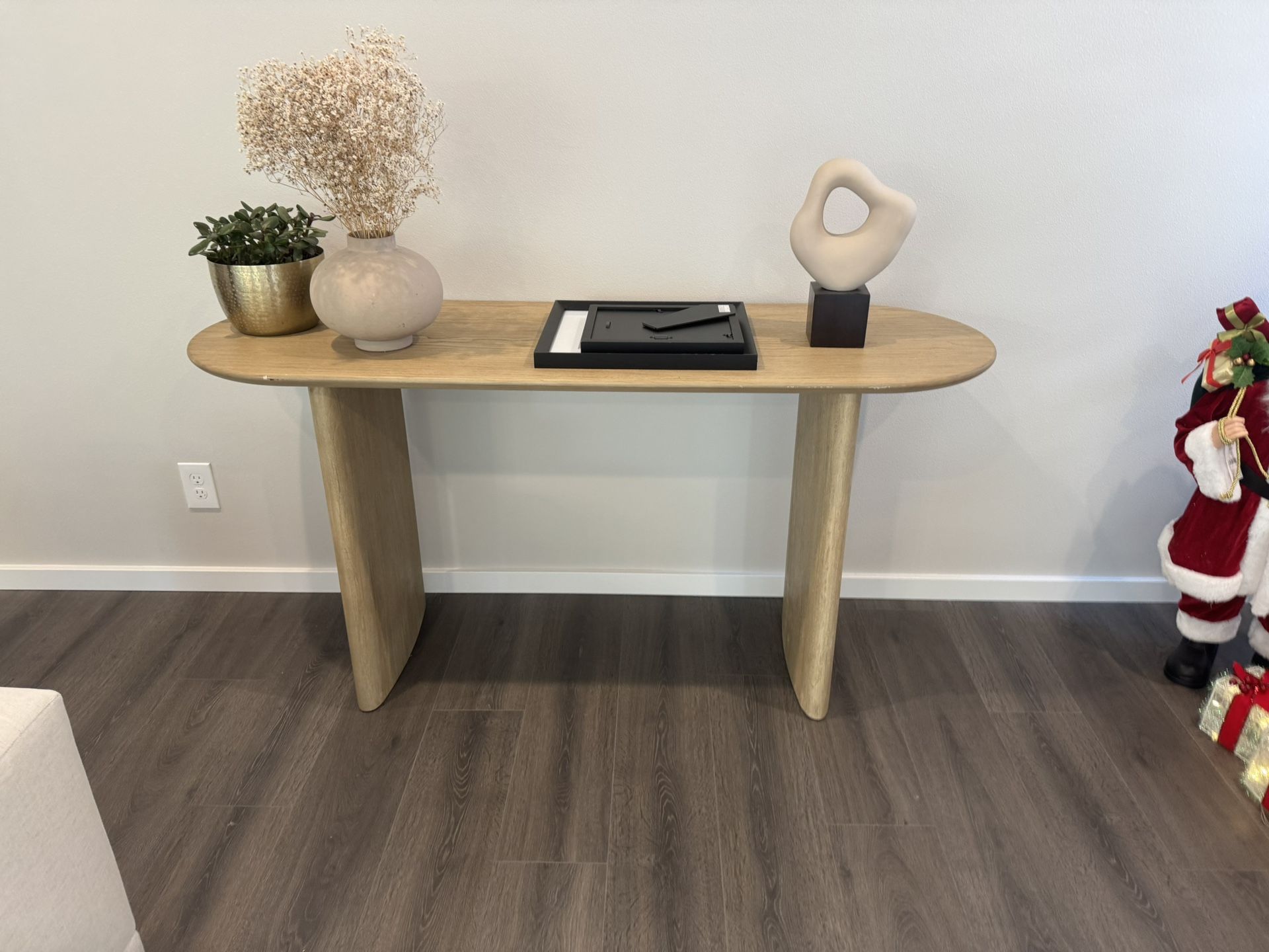 Modern Wood Console Table – $120 OBO – Pickup in Newcastle