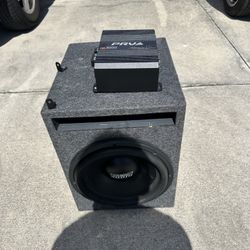 subwoofer and prv amp