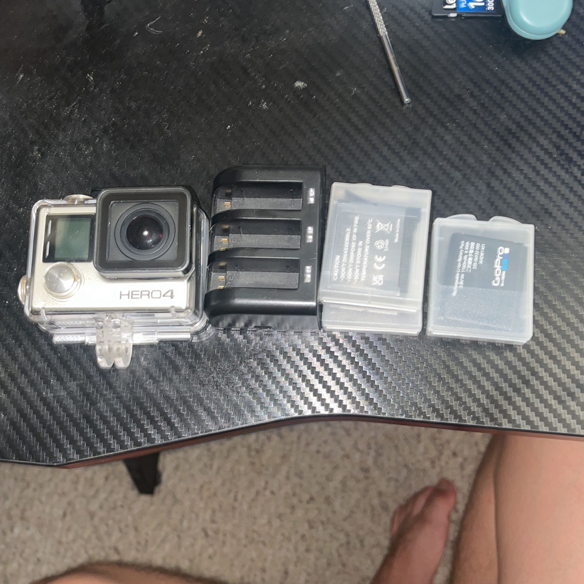GoPro Hero 4 With 3 Batteries