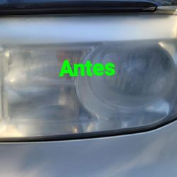 Limpieza de faros de carros voy a domicilio estoy disponible