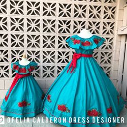 Quinceanera and mini Quinceanera Dress