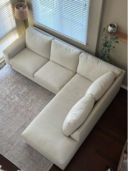 Pottery Barn Big Sur Left Chaise Sectional Couch